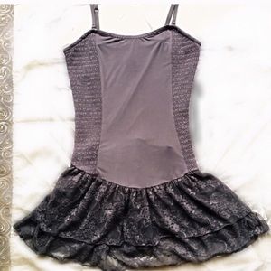 Intimately Free People Taupe Tired skirt slip L